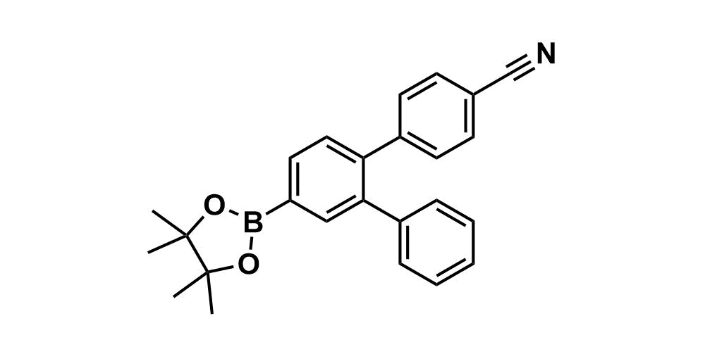 4'-(4,4,5,5-tetramethyl-1,3,2-dioxaborolan-2-yl)-[1,1':2',1''-terphenyl]-4-carbonitrile