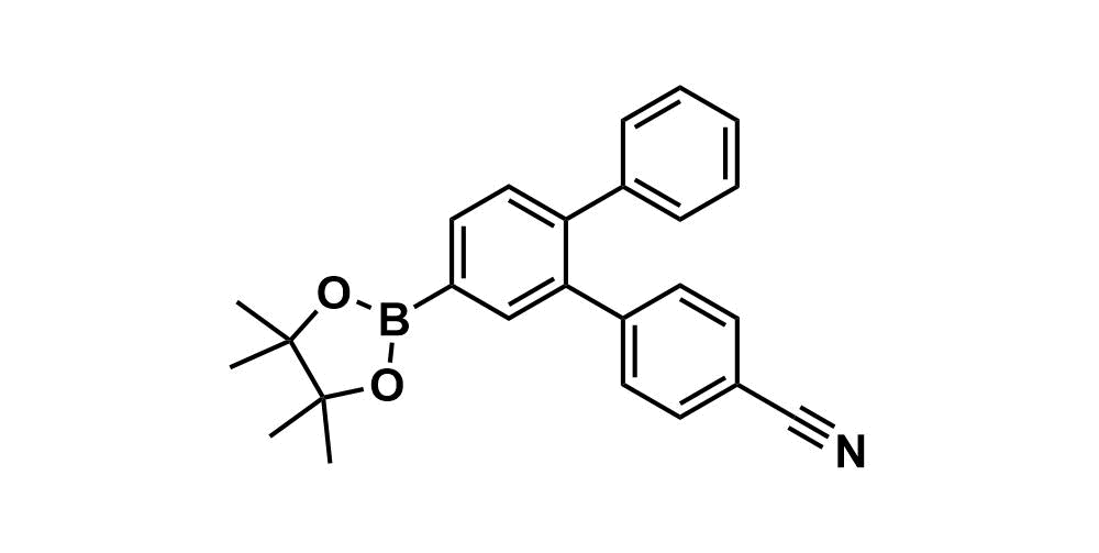 5'-(4,4,5,5-tetramethyl-1,3,2-dioxaborolan-2-yl)-[1,1':2',1''-terphenyl]-4-carbonitrile
