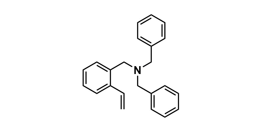 n,n-dibenzyl-1-(2-ethenylphenyl)methanamine
