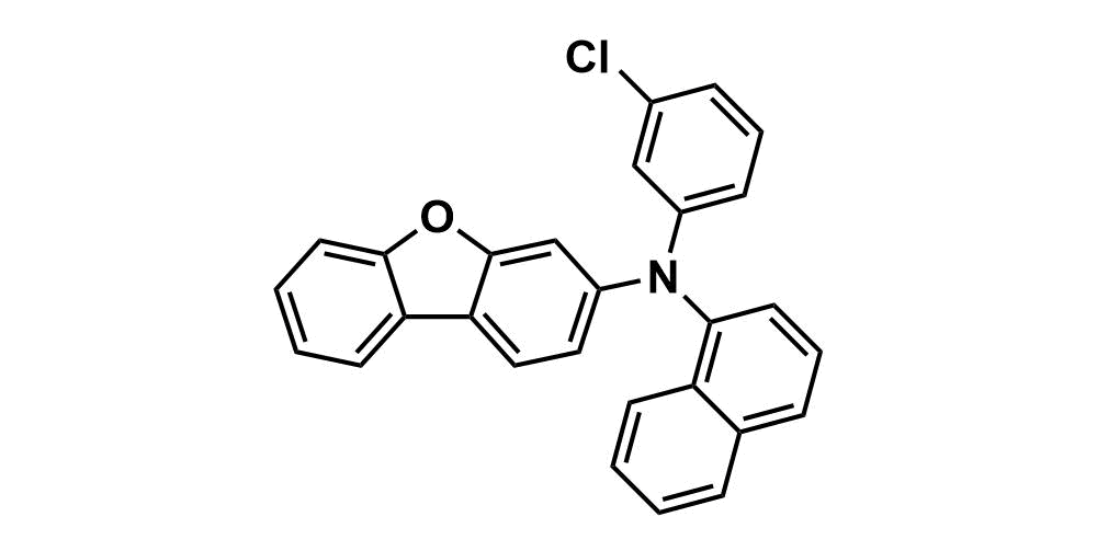 N-(3-chlorophenyl)-N-(naphthalen-1-yl)dibenzo(b,d)furan-3-amine